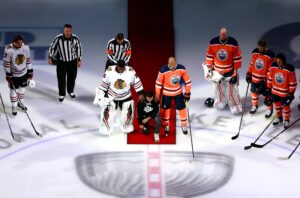 Matt Dumba Becomes 1st NHL Player to Kneel During the National Anthem