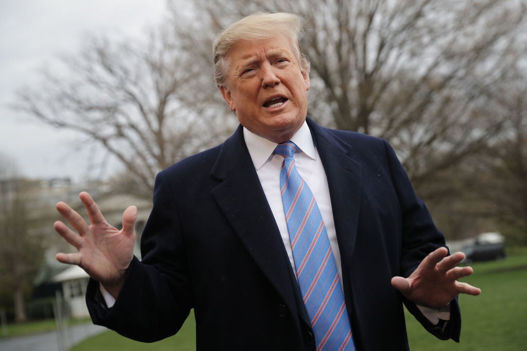 Trump Declares Country 'Full' As States Sue to Block Wall Funding