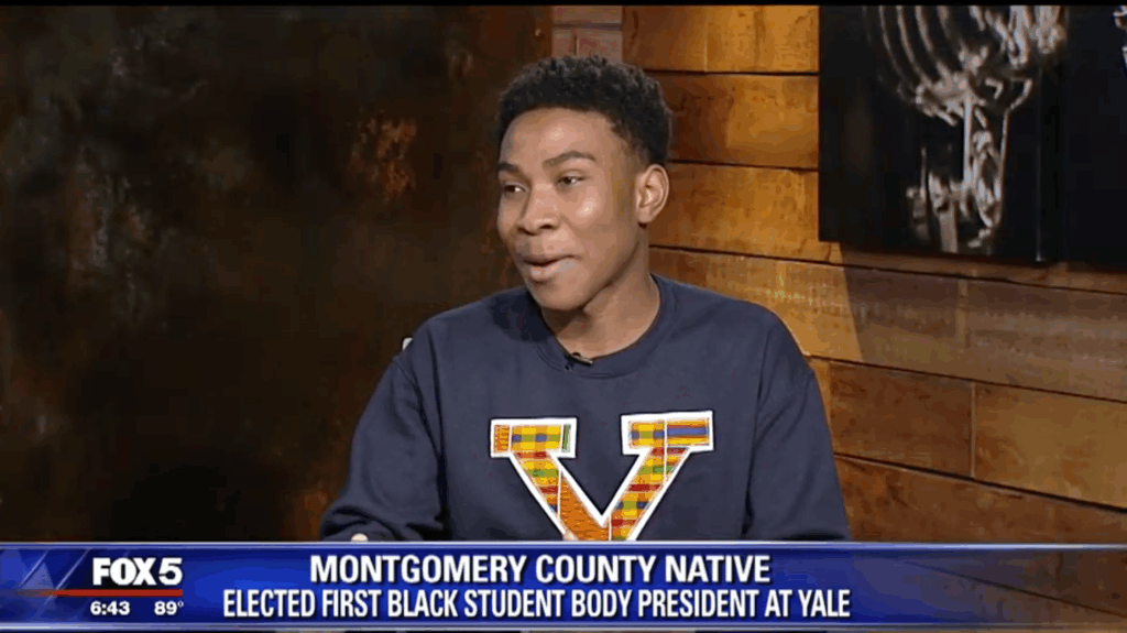 1st Ever Black Student Body President Elected at Yale University
