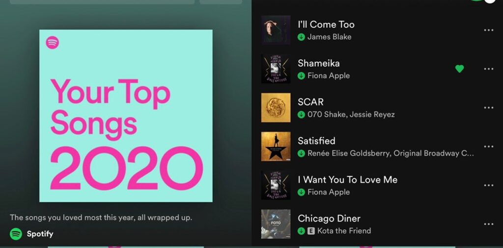 My Chaotic and COVID-Influenced 2020 Spotify Wrapped, Explained