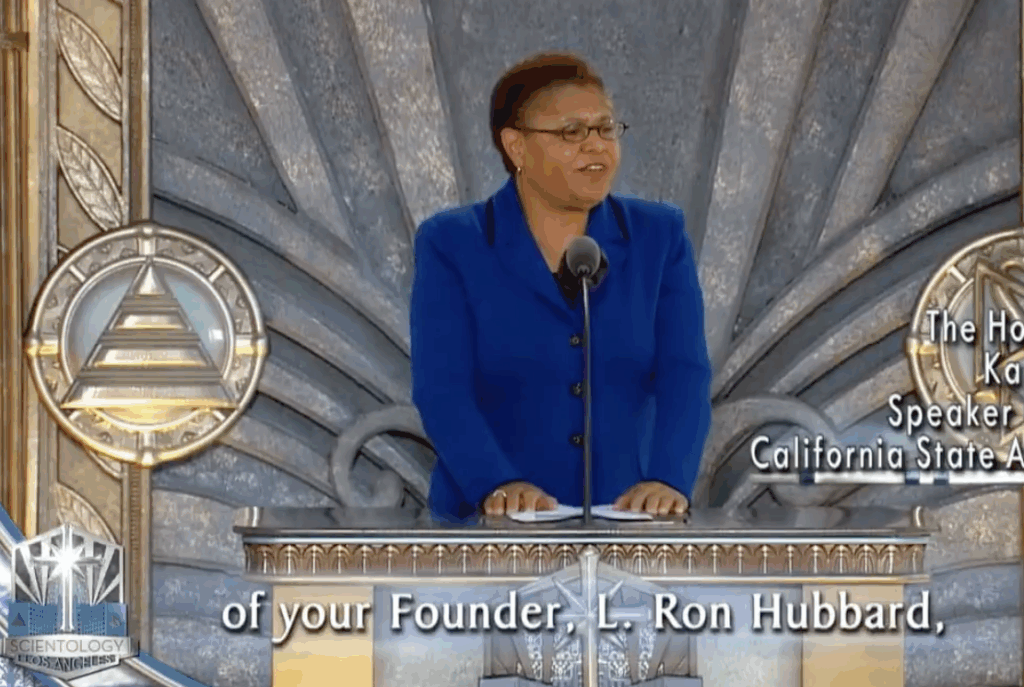 Rumored VP Candidate Rep. Karen Bass Explains Video of Her Praising Church of Scientology, Denounces Fidel Castro