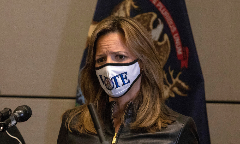 Armed Thugs Showed Up at the House of Michigan's Secretary of State Shouting 'Stop the Steal'