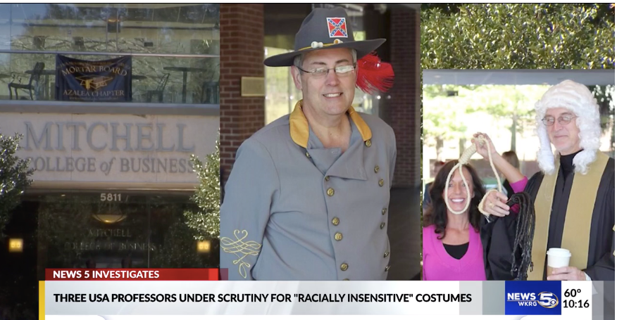 University of South Alabama Professors on Leave Over Picture With Noose and Whip at Halloween: ‘This Attempt at Humor Clearly Failed’