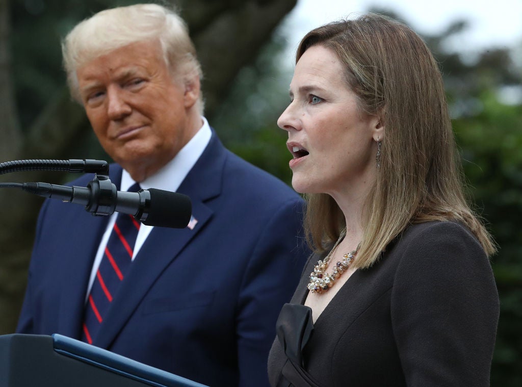 Trump Nominates Amy Coney Barrett to Fill RBG's Supreme Court Seat, Senate Republicans Plan to Confirm Her Before November