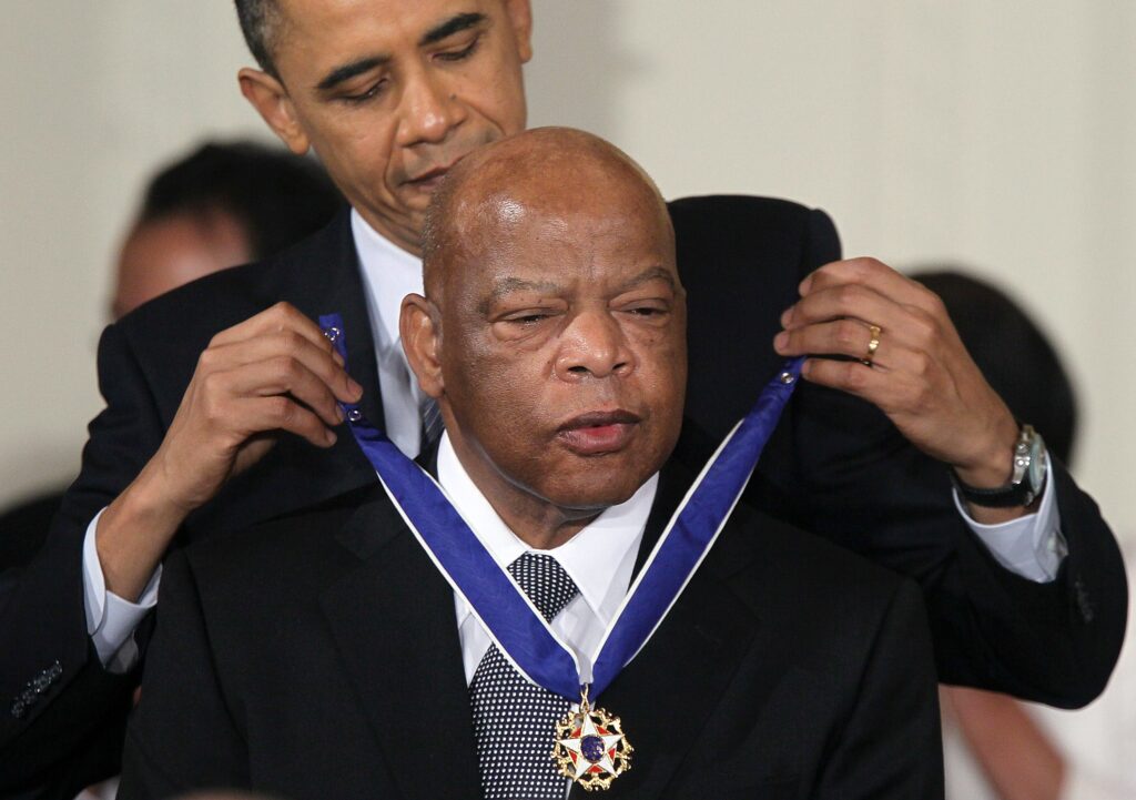 Leaders and Elected Officials Pay Tribute To John Lewis, Two Republican Senators Mistake Him for Elijah Cummings