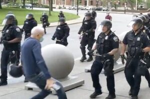 Trump Believes the 75-Year-Old Man Pushed to the Ground by Buffalo, NY, Cops May Have Been an Antifa Operative