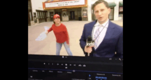 White-on-White Crime: Trump Supporter Aggressively Heckles News Reporter on Camera at Political Event