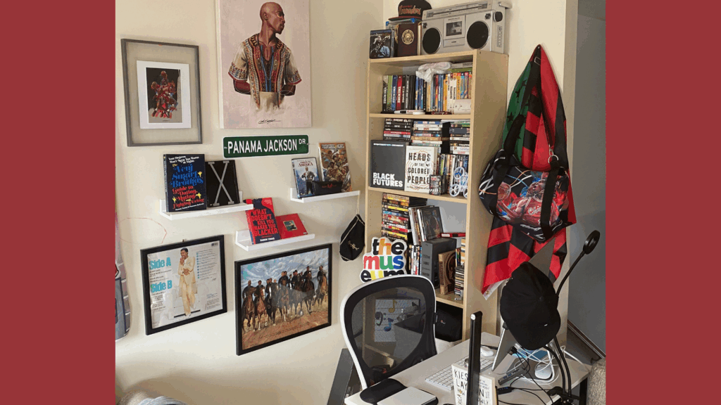 On a Scale of 1 to 'Marvin Gaye and Jesse Jackson Playing Pickup Basketball,' How Black is My In-Home Workspace?