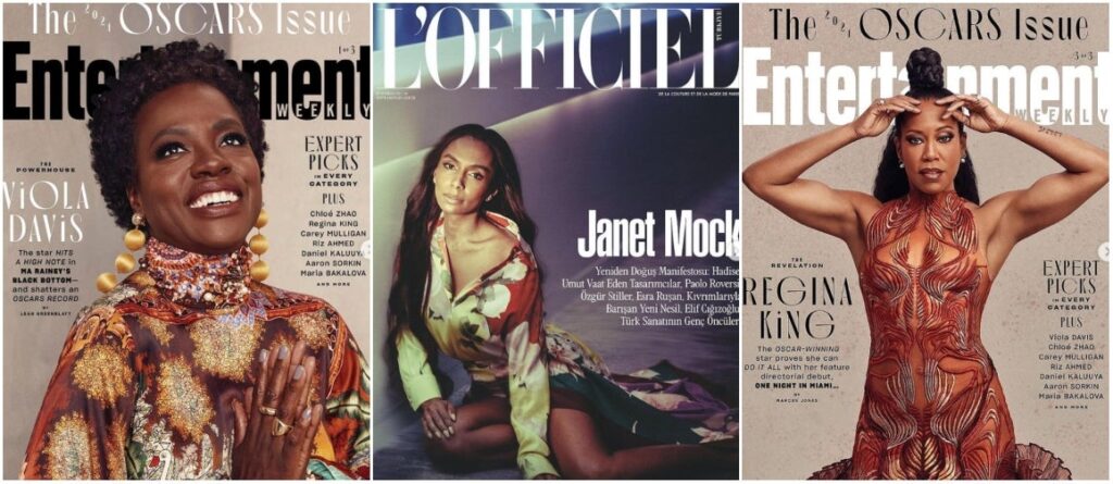 Black Women on Covers for Springtime? Groundbreaking. No Seriously, Look at the Material