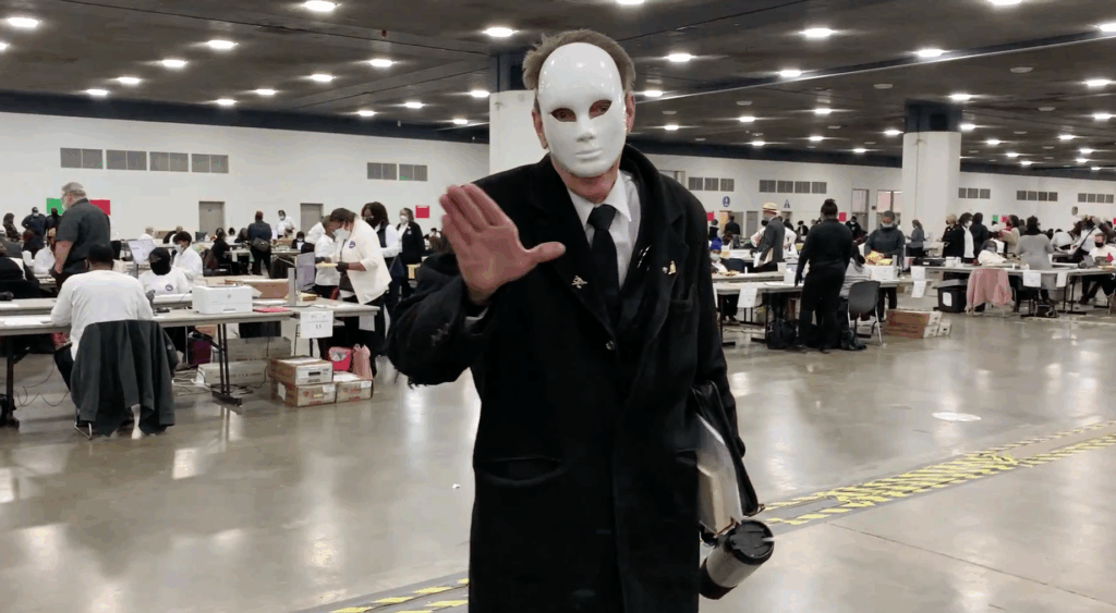 2 Poll Challengers in Detroit Escorted Out After Using Racist Language, Refusing to Wear Masks Properly