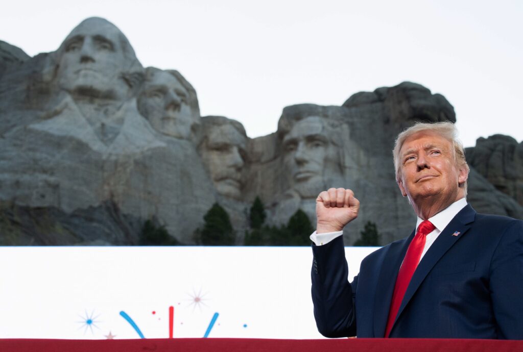 Trump Predictably Fuels Racial Tensions at Mount Rushmore Rally, Says 'Growing Danger' Threatens Statues and America