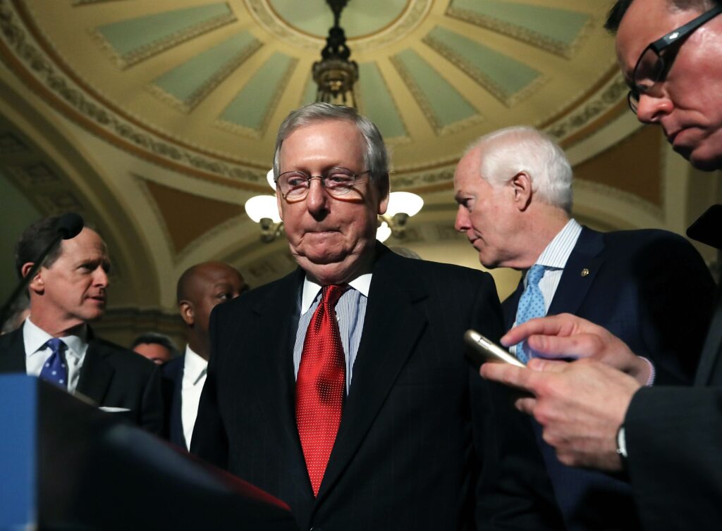 Senate Republicans Give Democracy The Finger, Vote To Not Allow Witnesses In Impeachment Trial