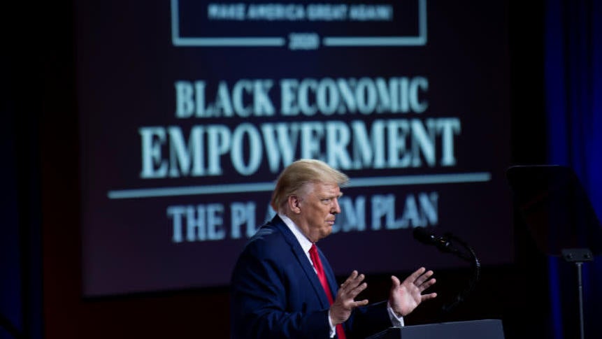 Trump Reveals Pandering 'Platinum Plan' to Black MAGA Supporters, and CeCe Winans Appears to Count in That Number