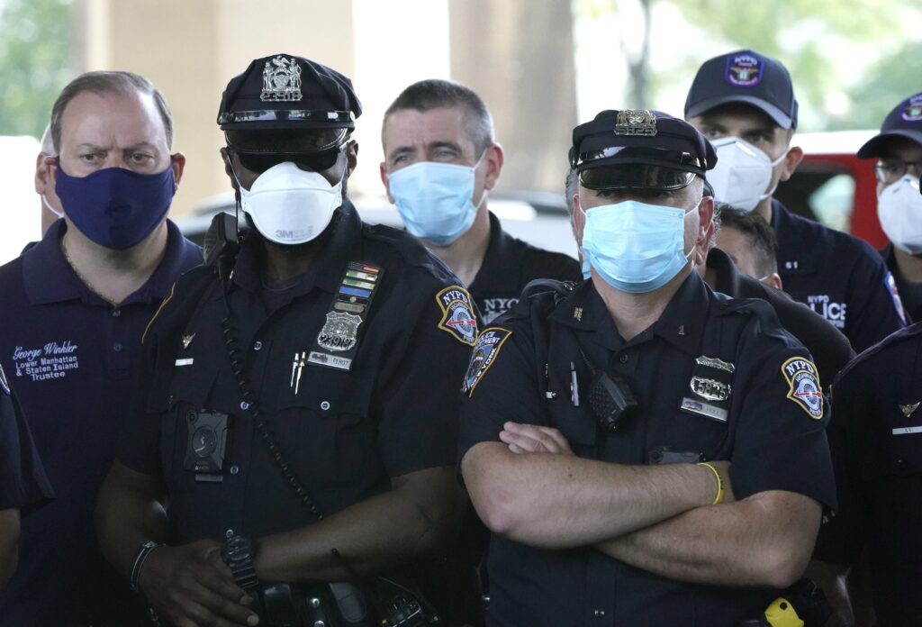 NYPD Police Officer Tells Fellow Cops He Kneeled Because the Protesters Were Scary