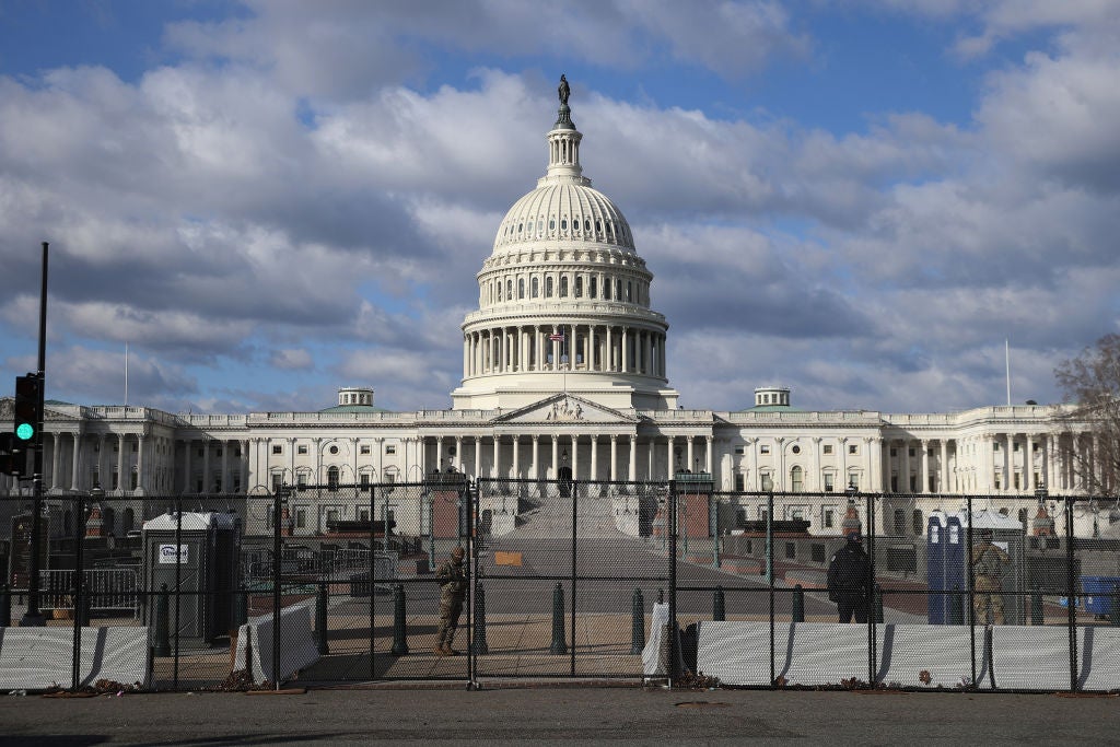 Capitol Chief Says Extremists Want to 'Blow Up the Capitol' at Biden's State of the Union Address