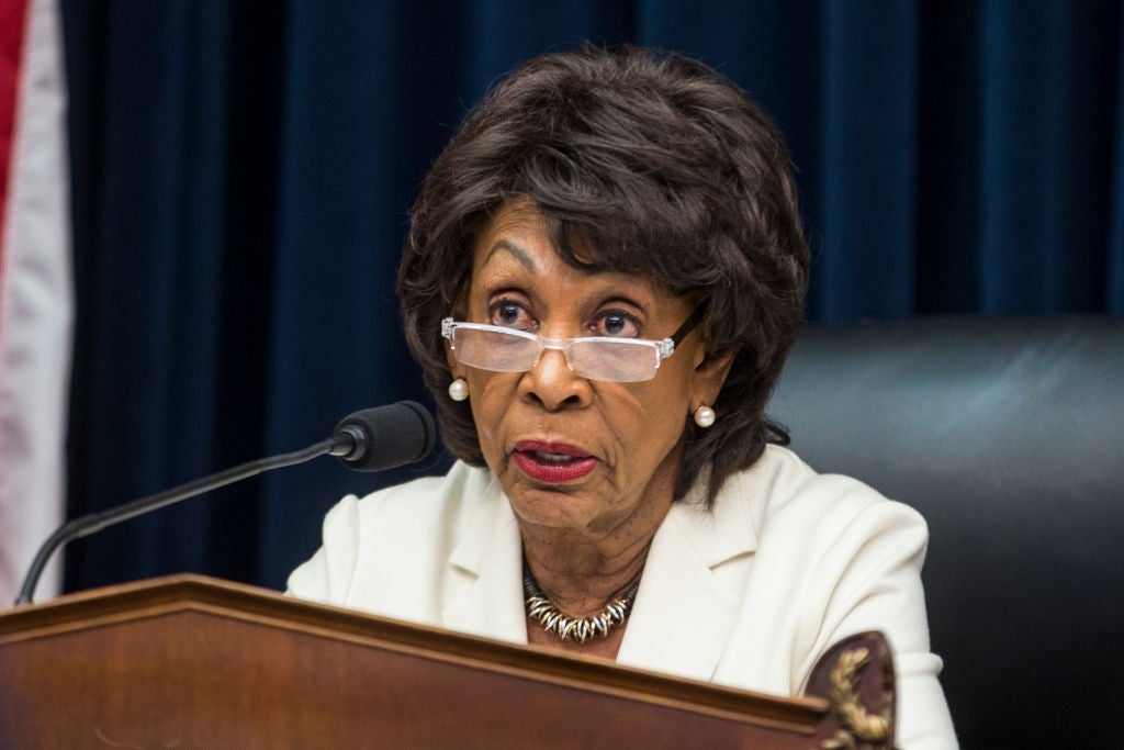 Maxine ‘Reclaiming My Time’ Waters Still Has No Time for Treasury Secretary Steve Mnuchin’s Shit