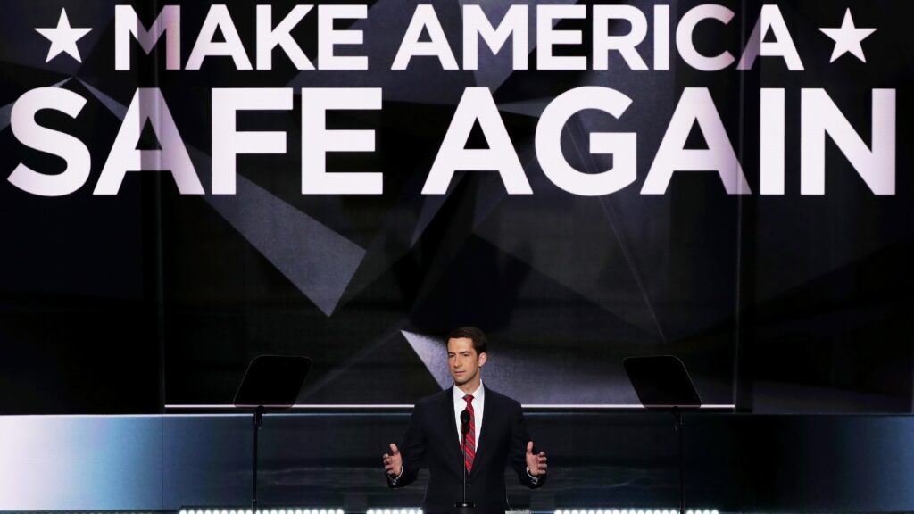 Sen. Tom Cotton Is Extremely Concerned That We Aren't Sending Enough Black People to Prison