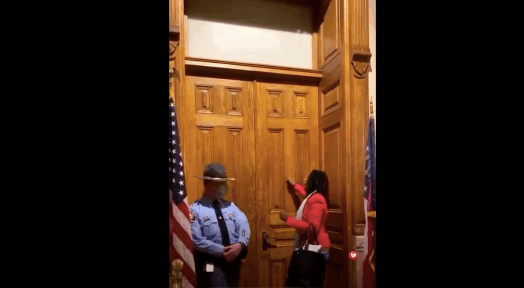 Really, Now? Cop Who Arrested Georgia State Rep. Park Cannon for Knocking on Governor's Door Claims Events of Jan. 6 Were on His Mind